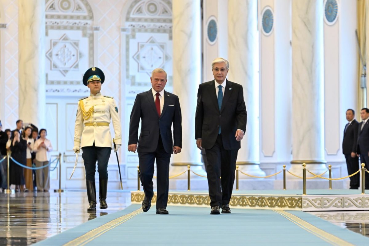 "Казахстан близок мне": Король Иордании на переговорах с Токаевым в Астане