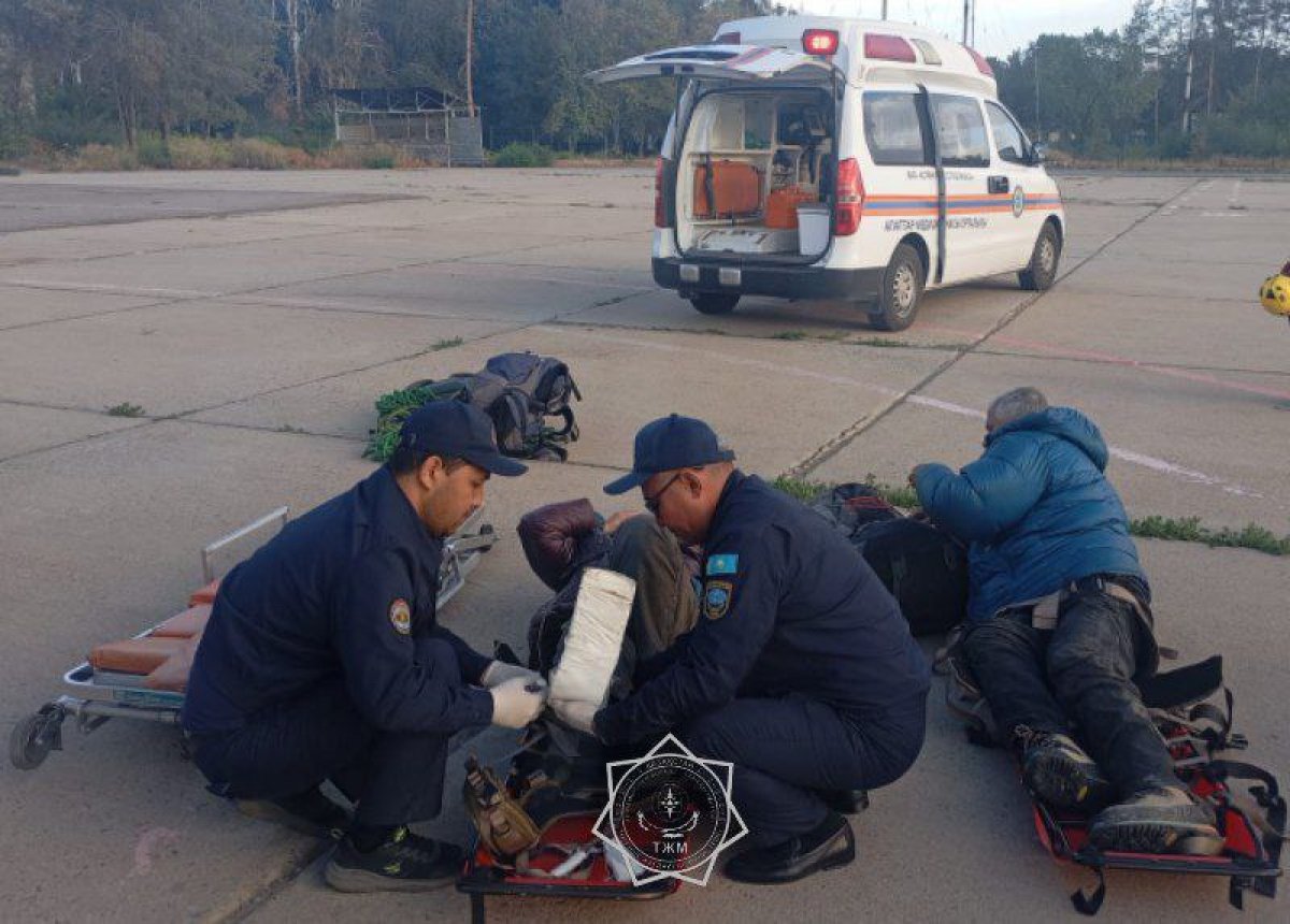 Камнепад обрушился на туристов в Заилийском Алатау