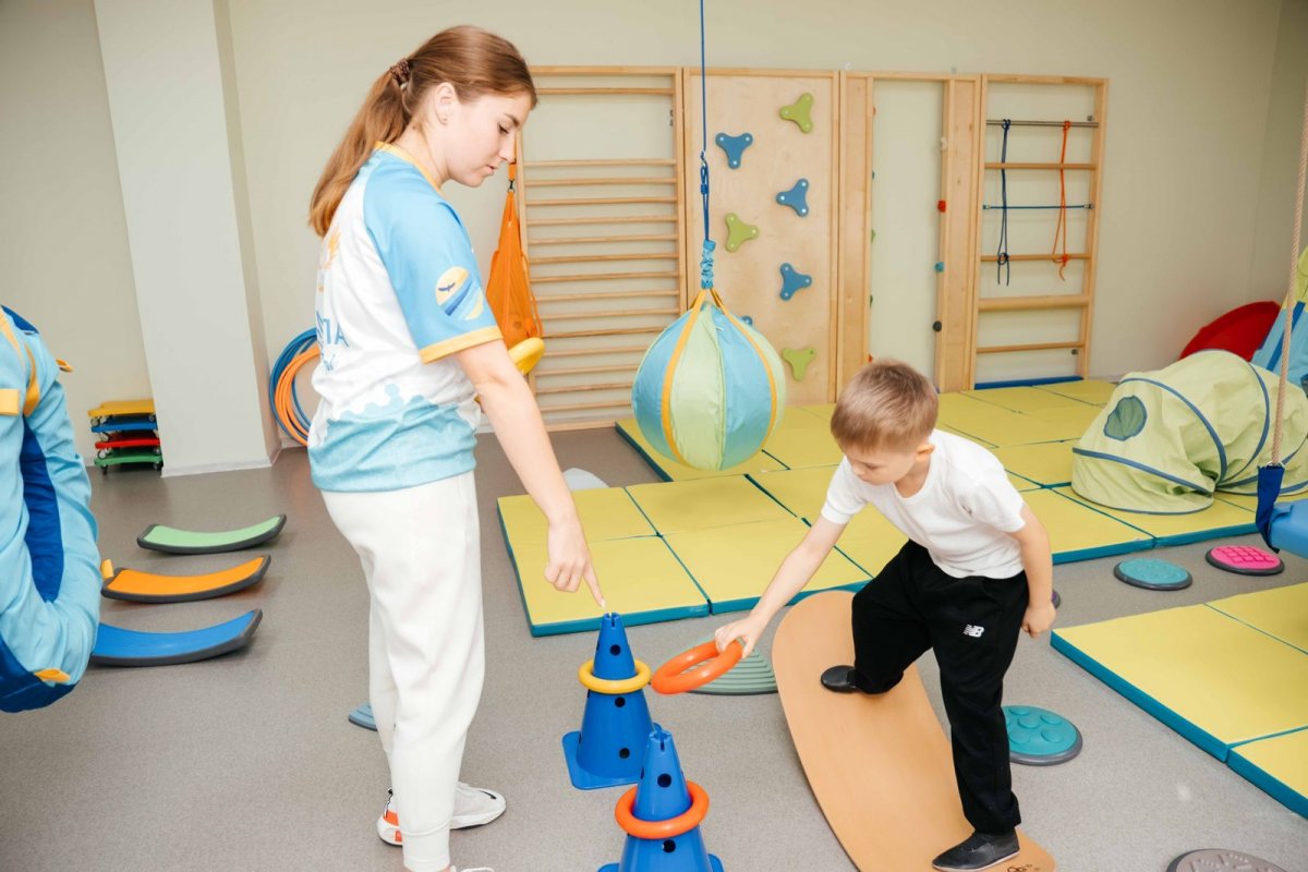 Пятый кабинет инклюзии при поддержке “Самрук-Қазына” открылся в Акмолинской области