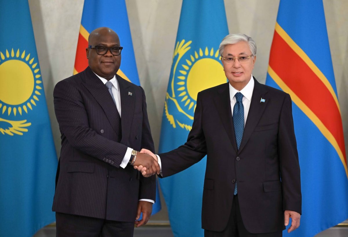 Токаев провел переговоры с президентом ДР Конго Феликсом Чисекеди