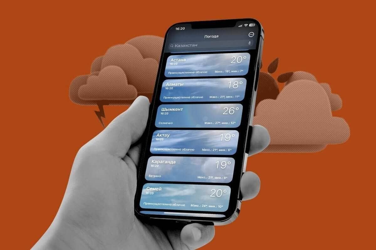 Воскресенье в Казахстане будет экстремальным: грозы, шквалы и заморозки