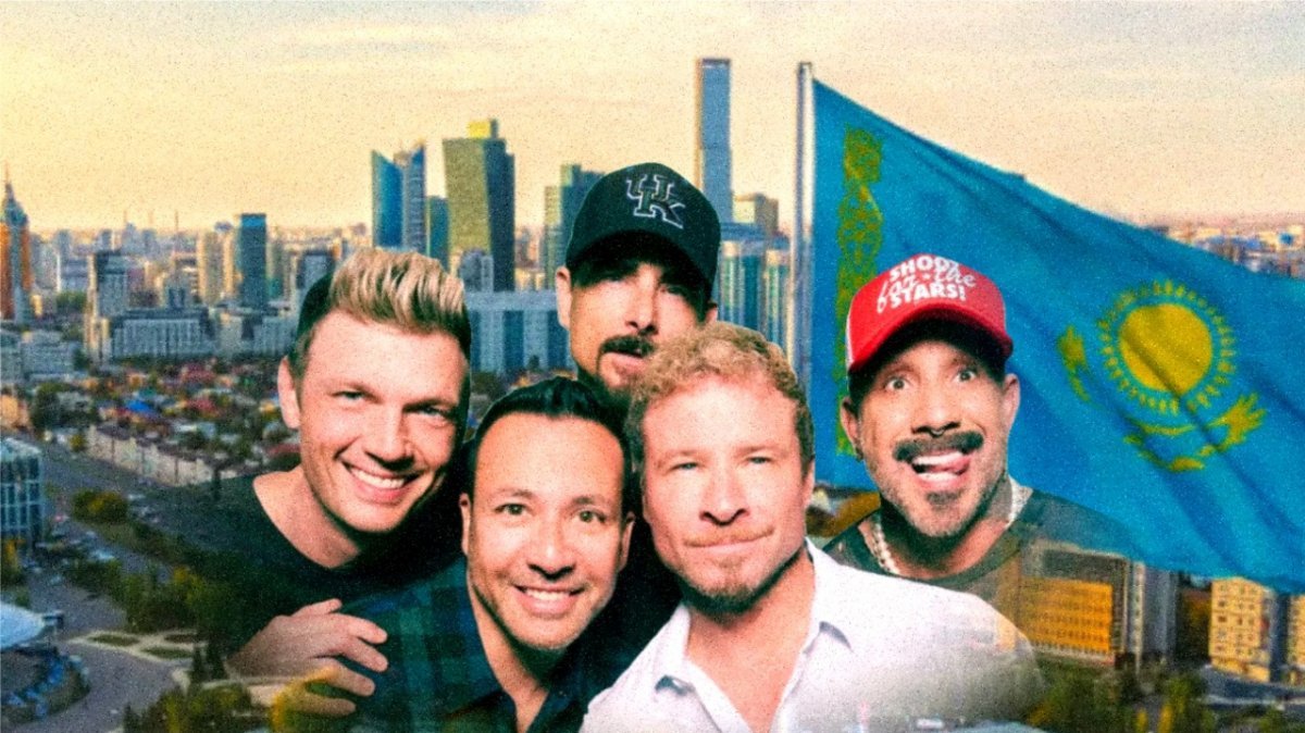 Backstreet Boys прилетели в Казахстан (ВИДЕО)