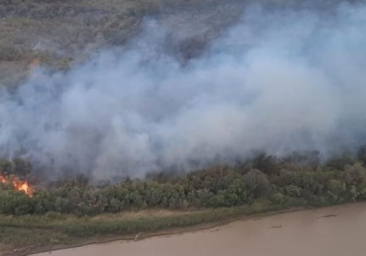 120 га составила площадь пожара в нацпарке "Алтын-Эмель"