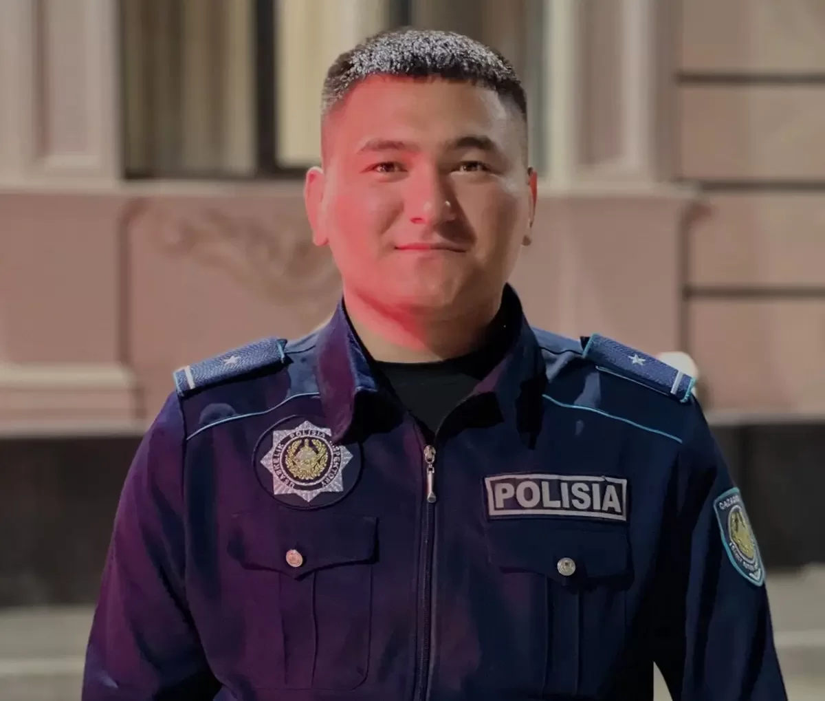 Полицейский по имени Путин стал звездой соцсетей в Мангистау