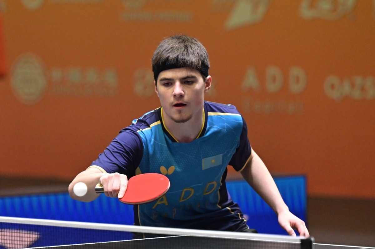 Казахстанец стал призером престижного турнира по настольному теннису в Китае