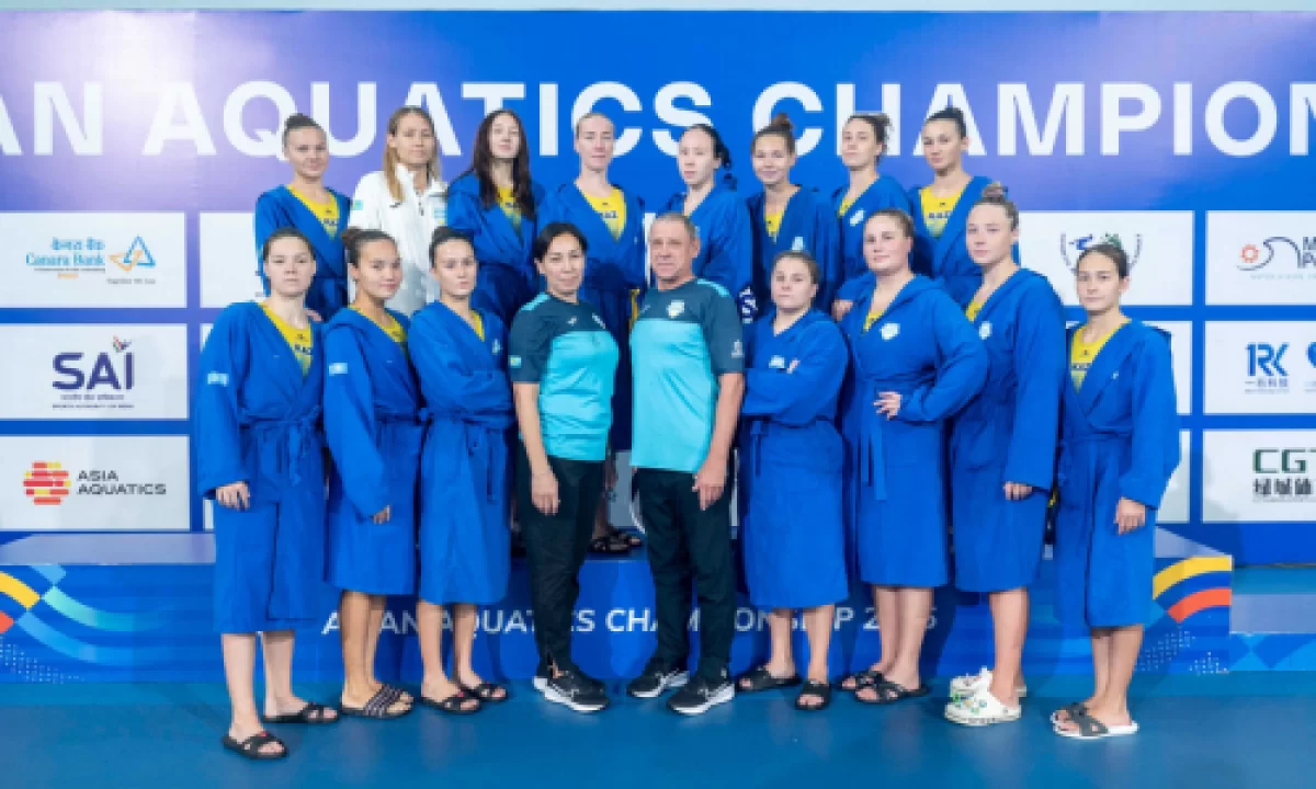 Казахстанские ватерполистки завоевали бронзу чемпионата Азии