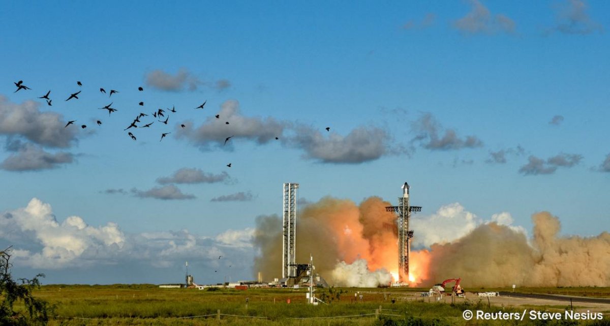Starship стартовал с космодрома в Техасе