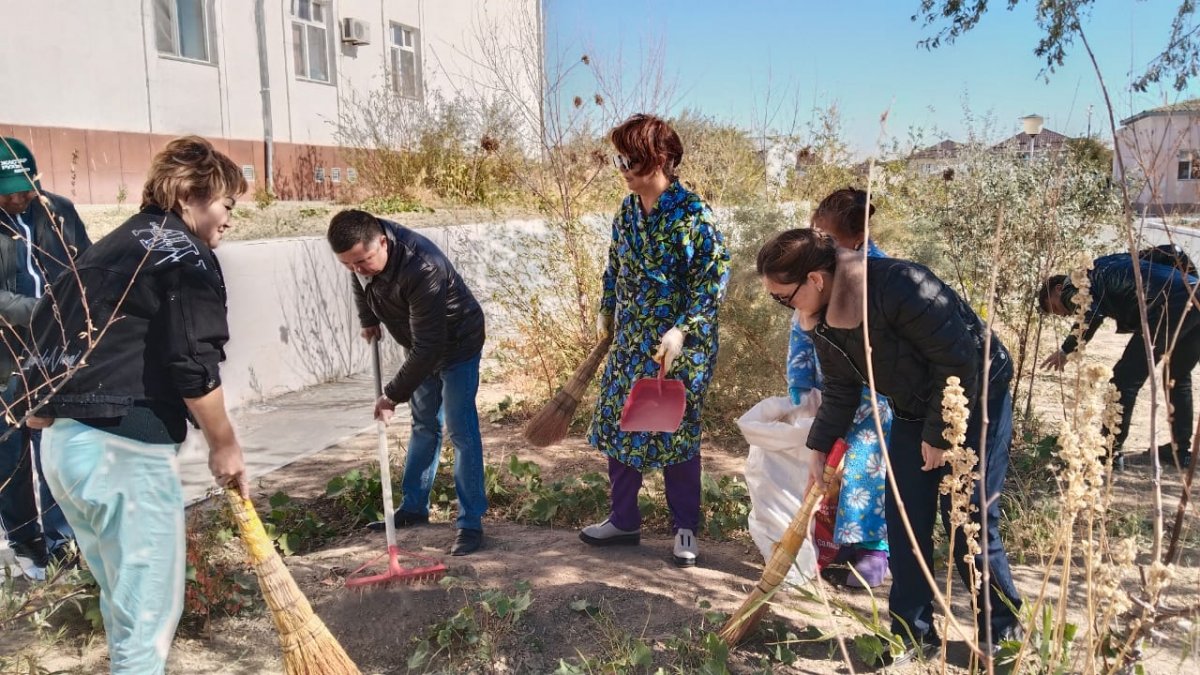 От Атырау до Петропавловска: вся страна поддержала акцию "Таза бейсенбі"