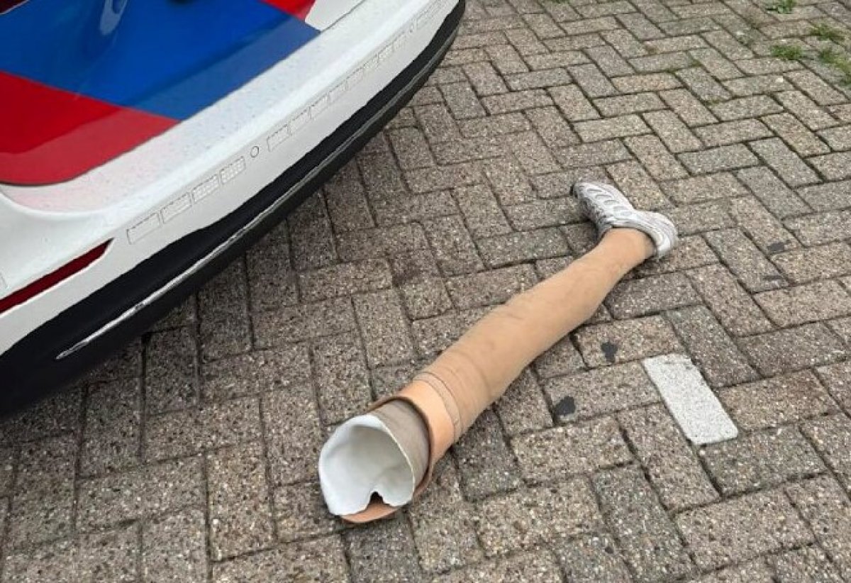 Вор потерял ногу при попытке побега от полиции