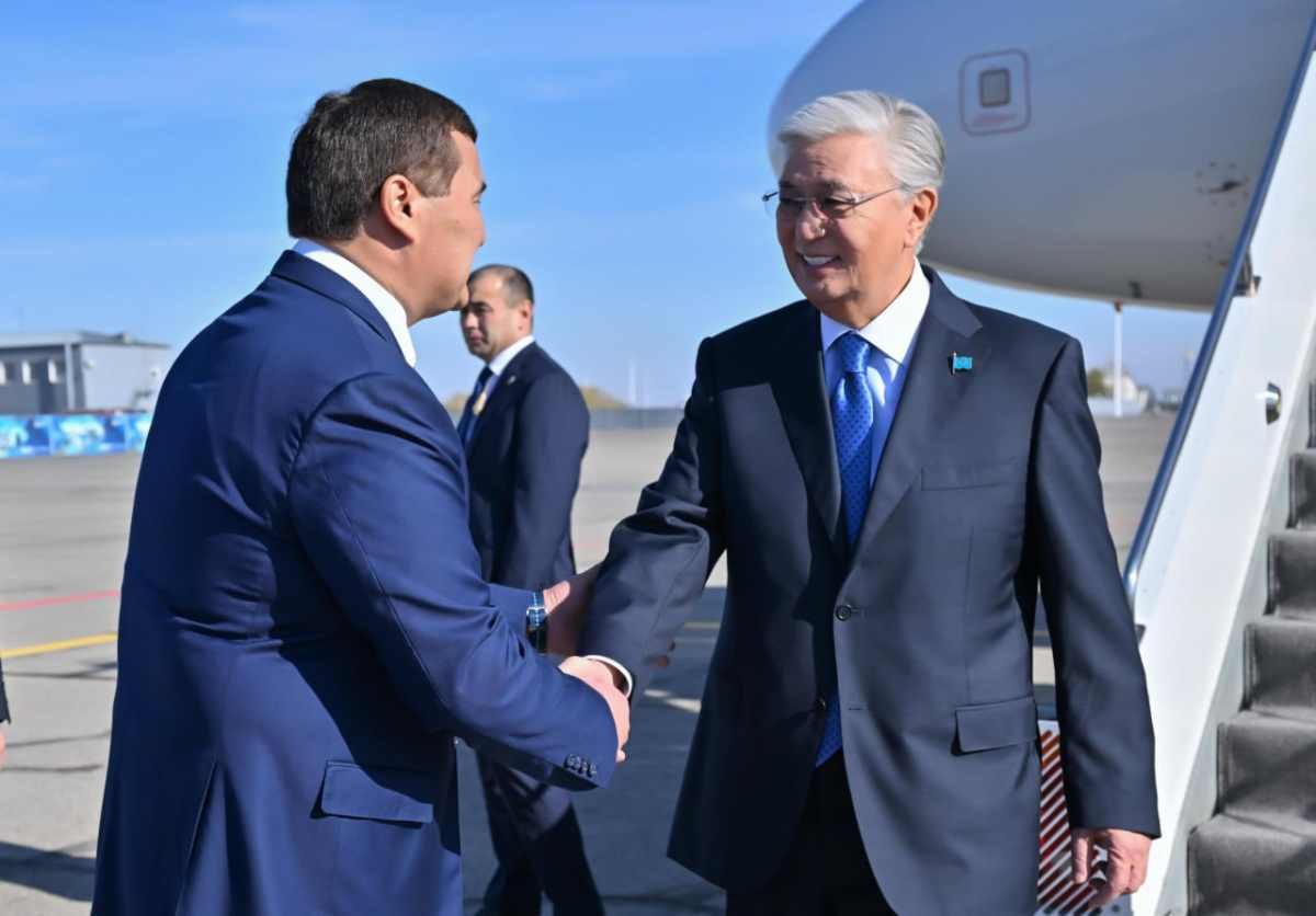 Токаев прибыл с рабочей поездкой в Кызылординскую область