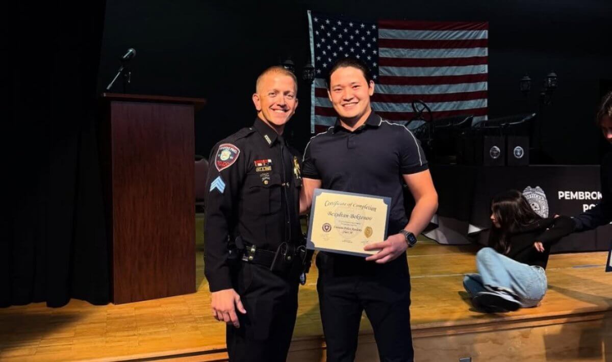 Алматинский коп за океаном