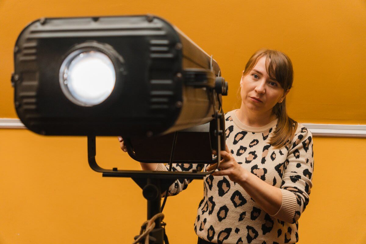 Художник, рисующий светом