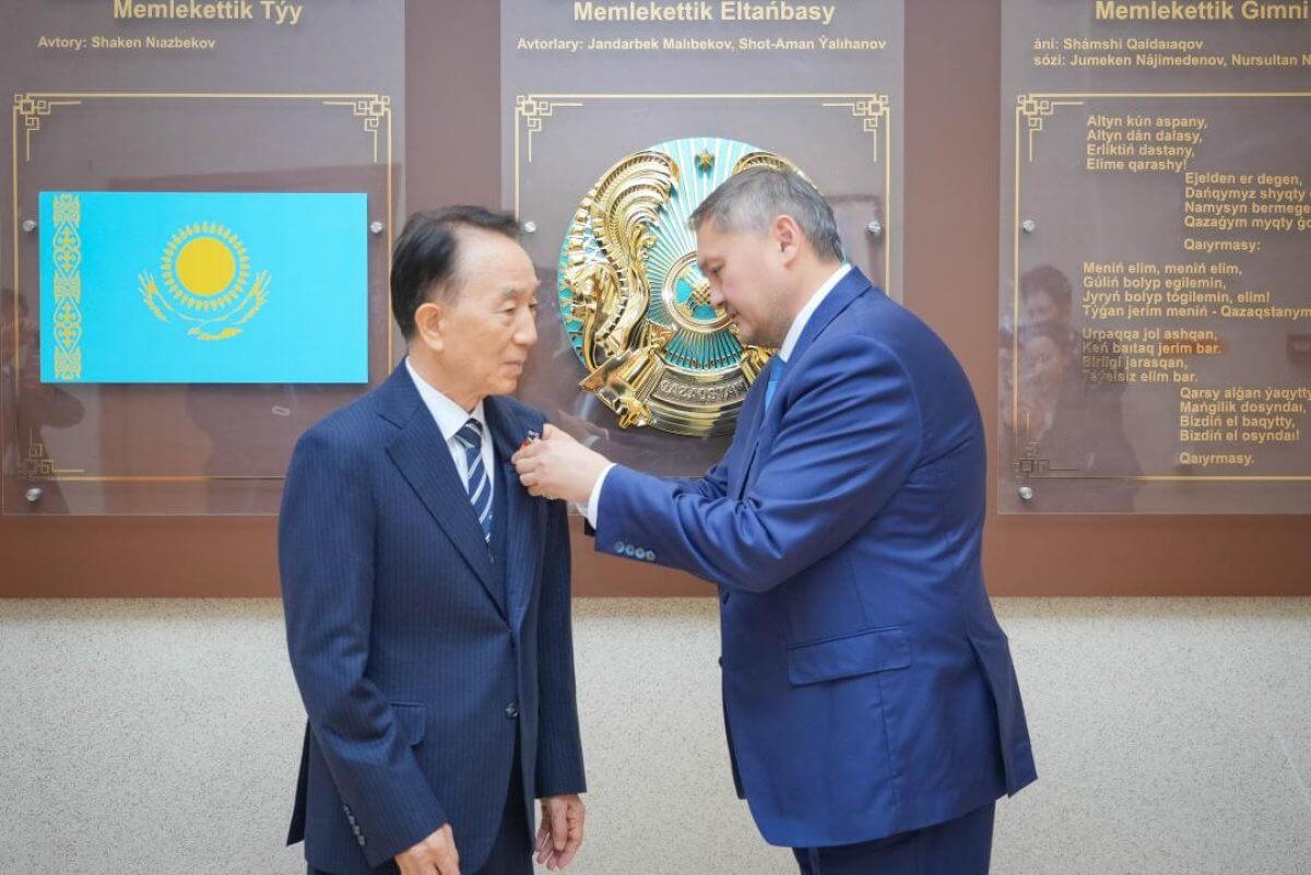 Основатель фонда Woosong удостоен ордена “Достык” II степени