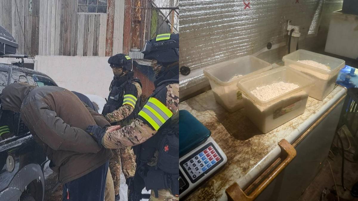 Свыше тонны прекурсоров и более 52 кг наркотиков изъяли полицейские в Караганде (ВИДЕО)