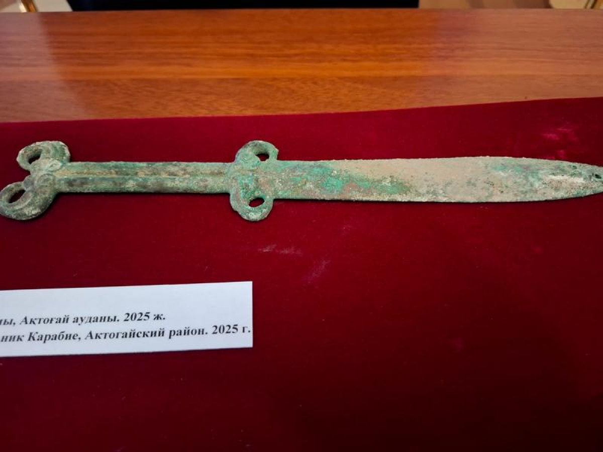 Нетронутое погребение сакского воина нашли в Карагандинской области