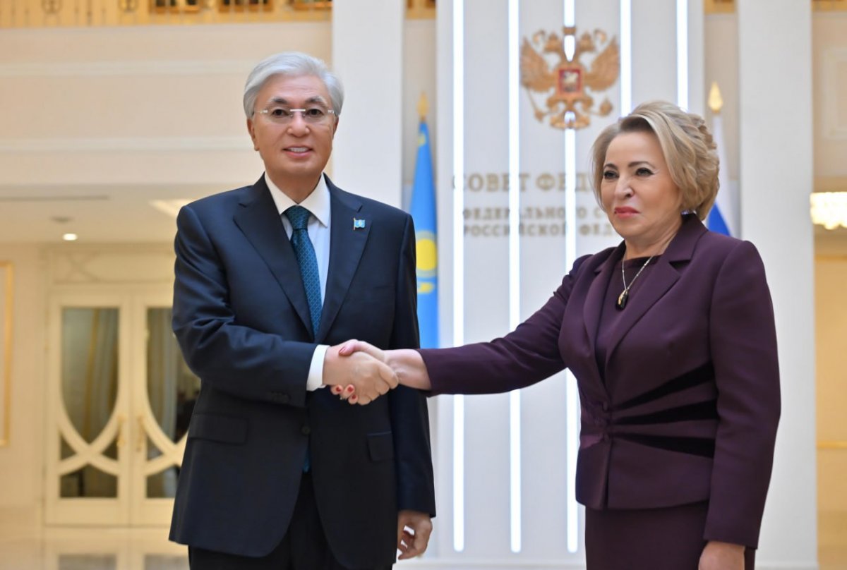 Токаев и Матвиенко обсудили актуальные вопросы сотрудничества