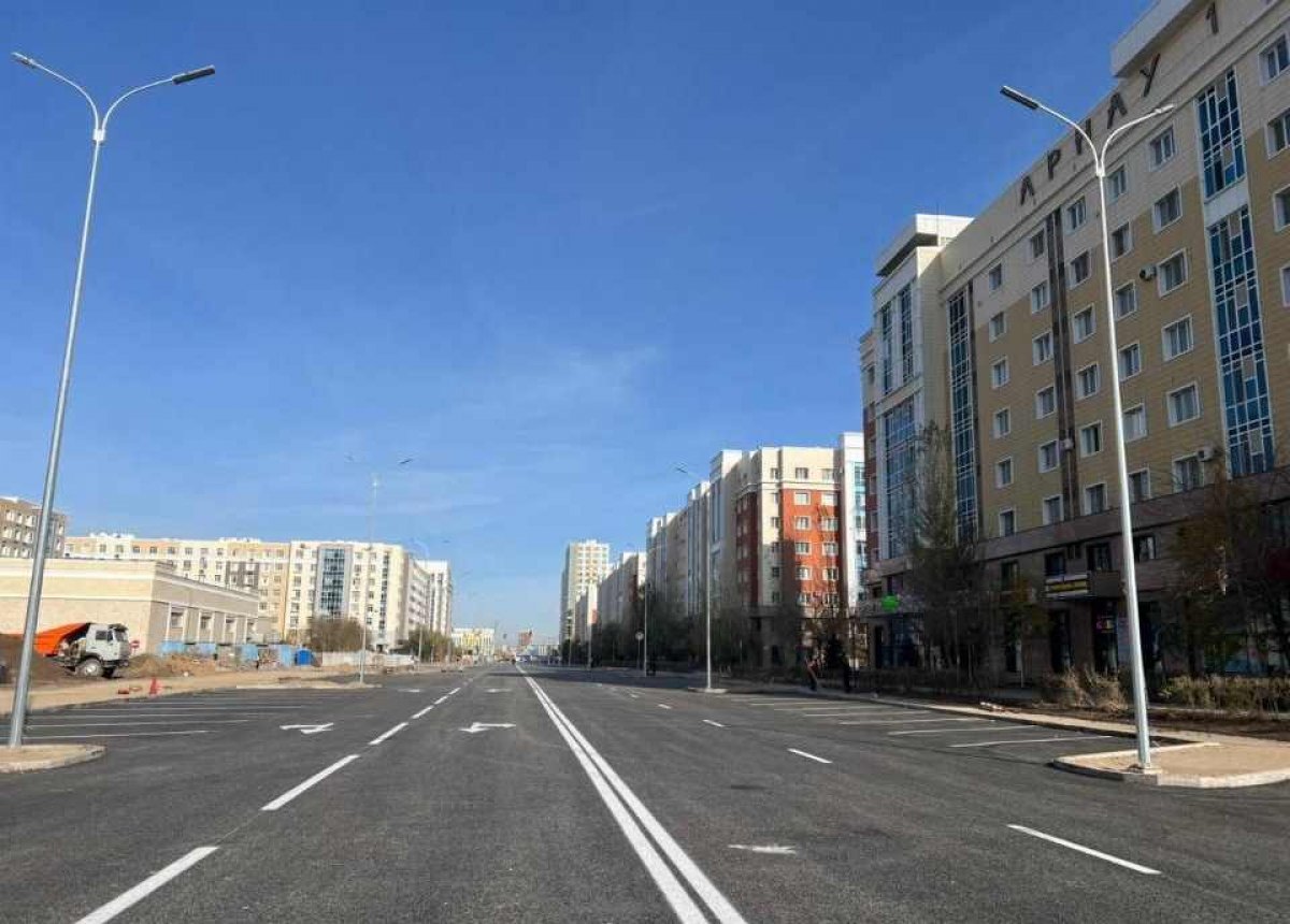 Движение на новом участке проспекта Улы Дала открыли в Астане