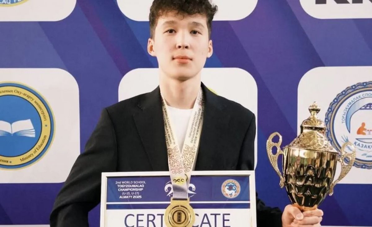 Школьник из Жанаозена стал чемпионом мира по тогызкумалаку