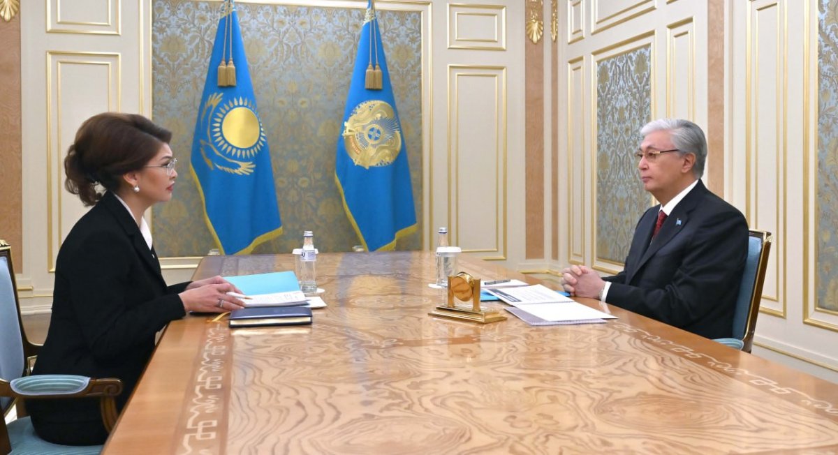 Балаева в новом статусе доложила Токаеву о работе ведомства