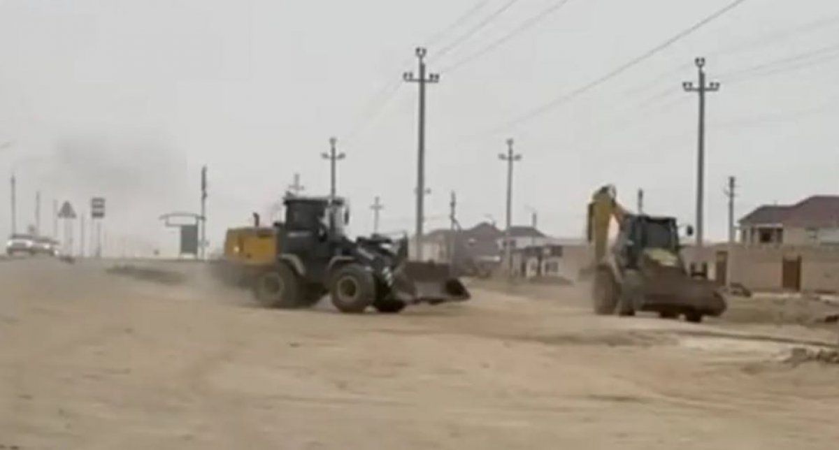 Любителей гонок на погрузчиках оштрафовали в Жанаозене (ВИДЕО)