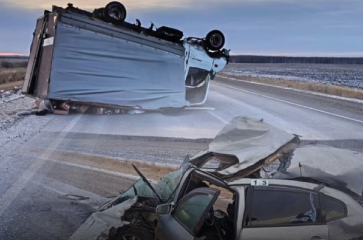 ДТП с тремя автомобилями произошло на трассе Астана – Петропавловск