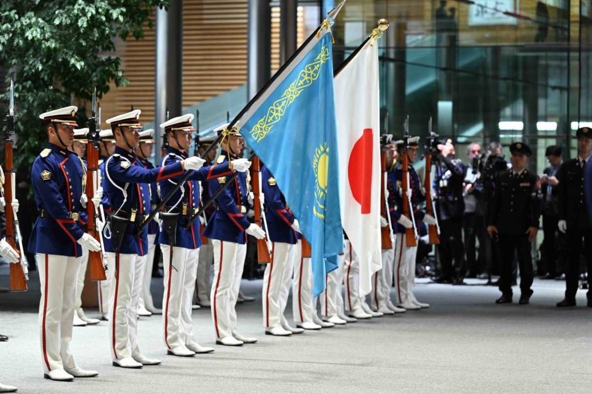 Торжественная церемония встречи Касым-Жомарта Токаева прошла в Токио