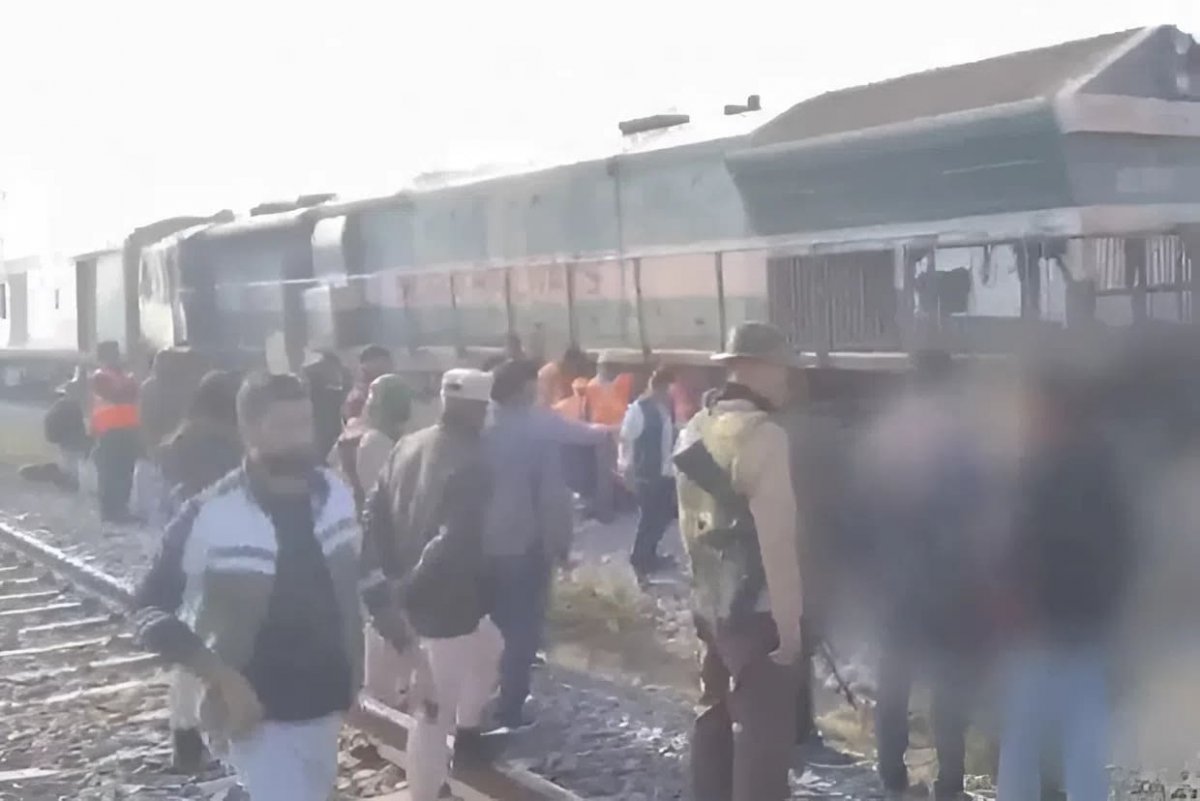 Поезд в Индии протаранил стадо слонов