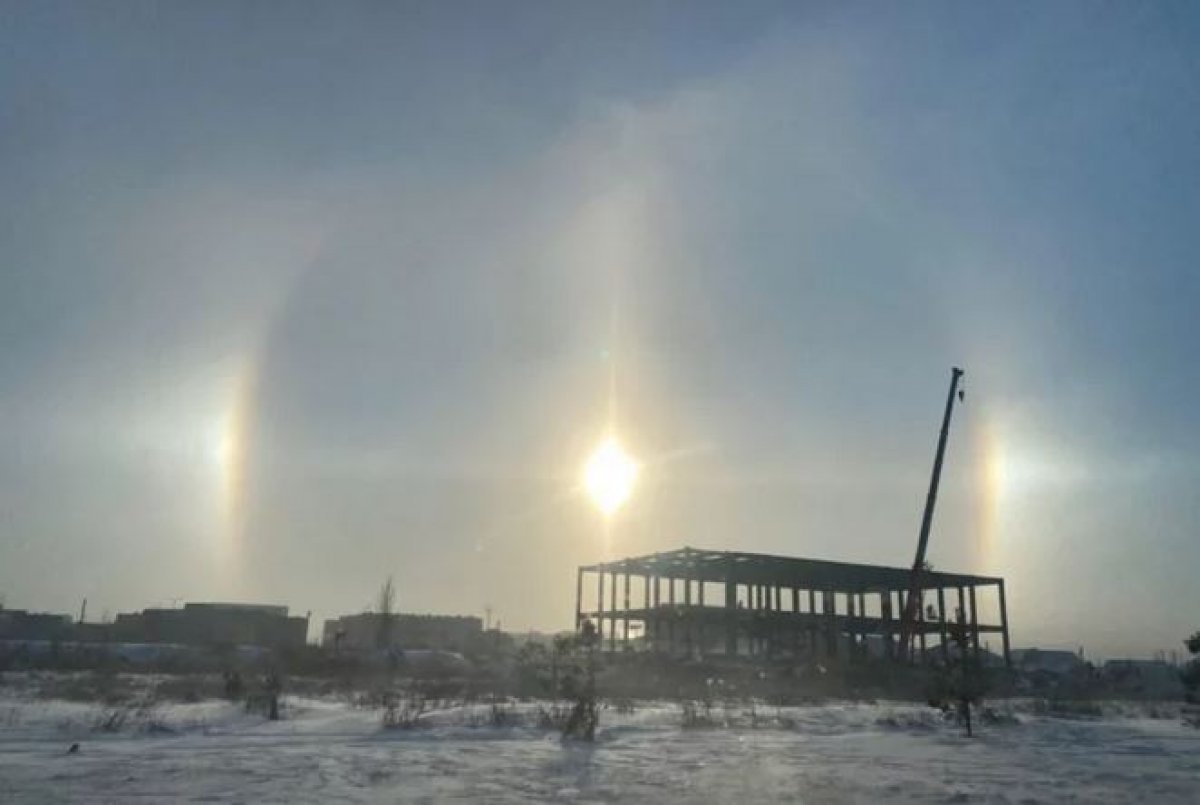 Редкое и эффектное природное явление наблюдали жители Костаная