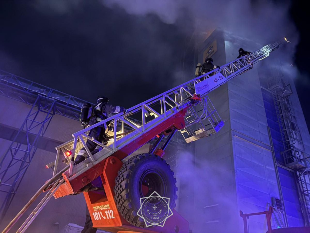 Пожарным пришлось работать в экстремальных условиях в СКО