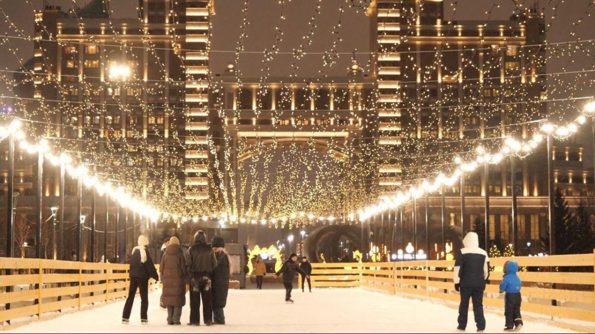 Зимние чудеса Астаны: где расположены главные локации