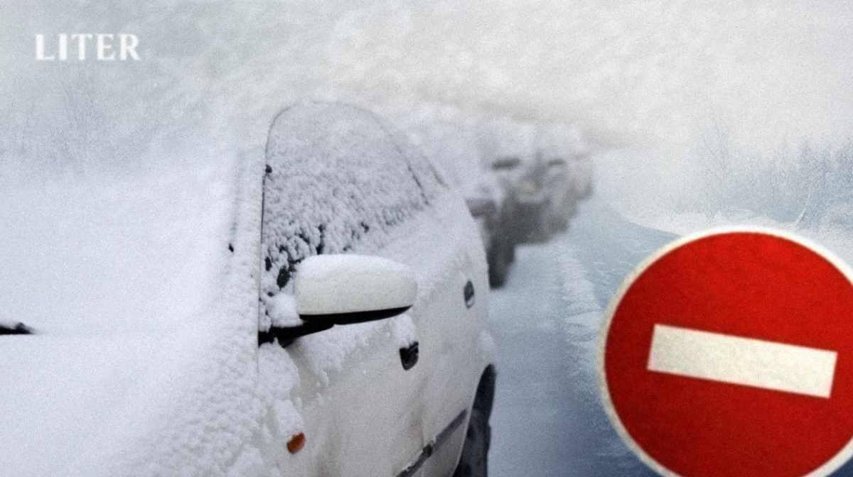 До утра ограничили движение в двух регионах Казахстана