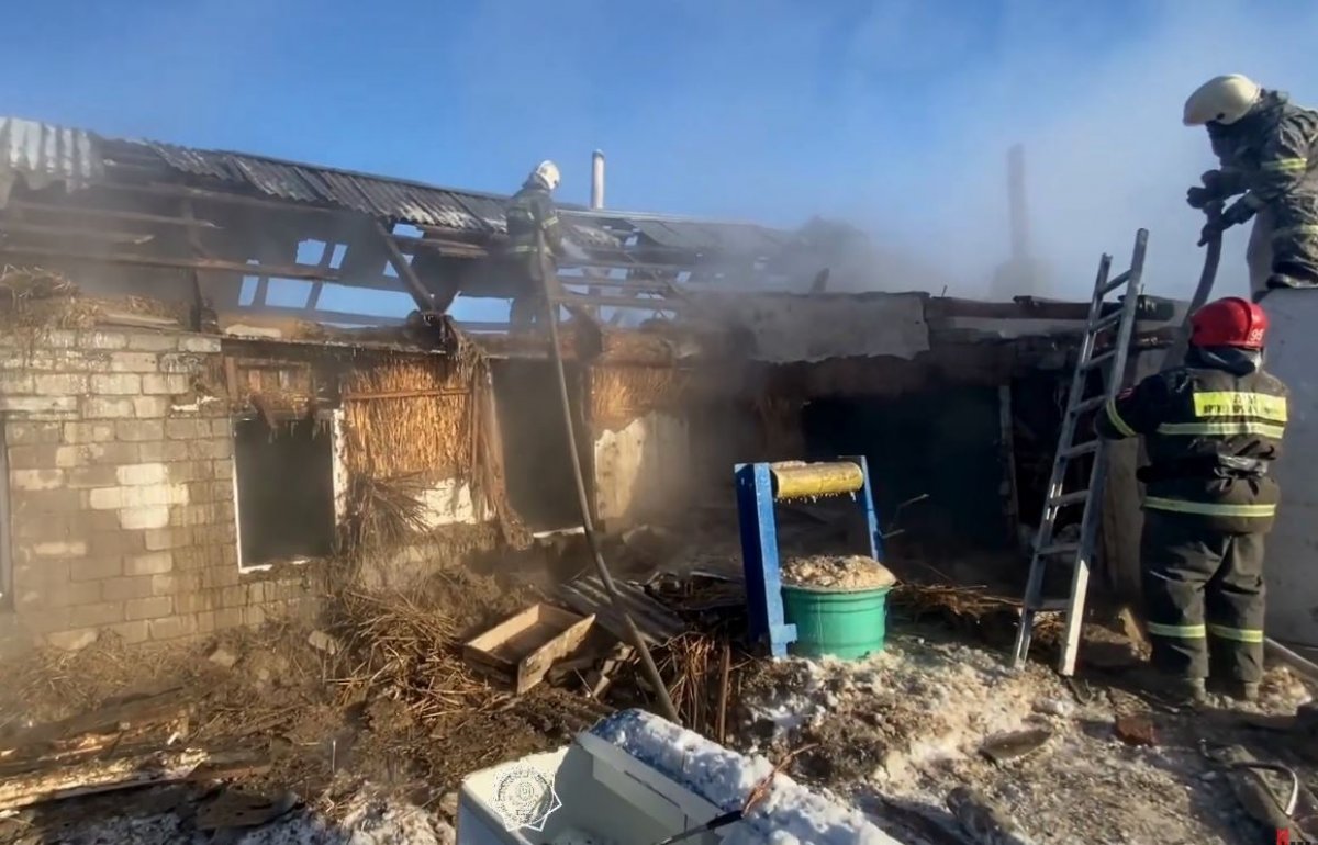 Пожар унес жизни двух детей в Павлодарской области