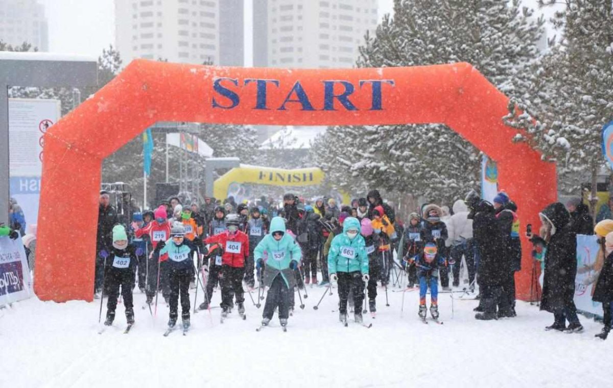 Массовый лыжный забег пройдет в Астане