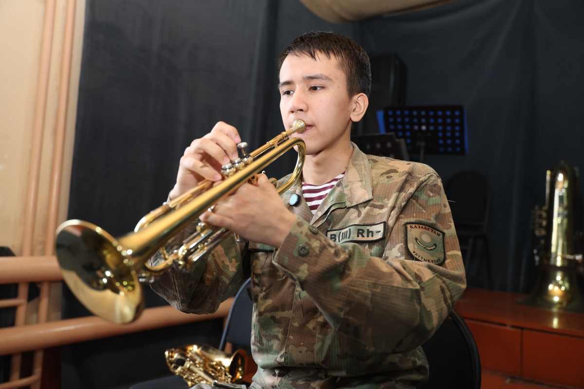 Военнослужащий Нацгвардии реализовал мечту о военном оркестре