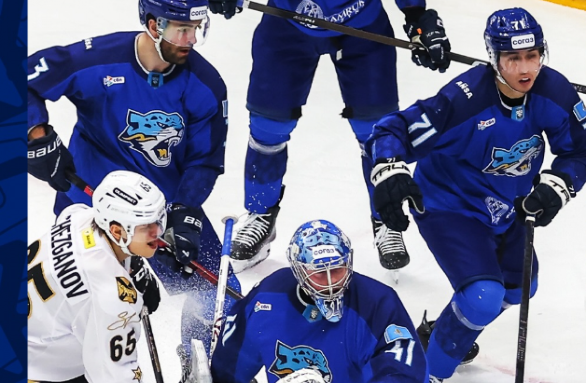 "Адмирал" забил пять шайб в ворота "Барыса"