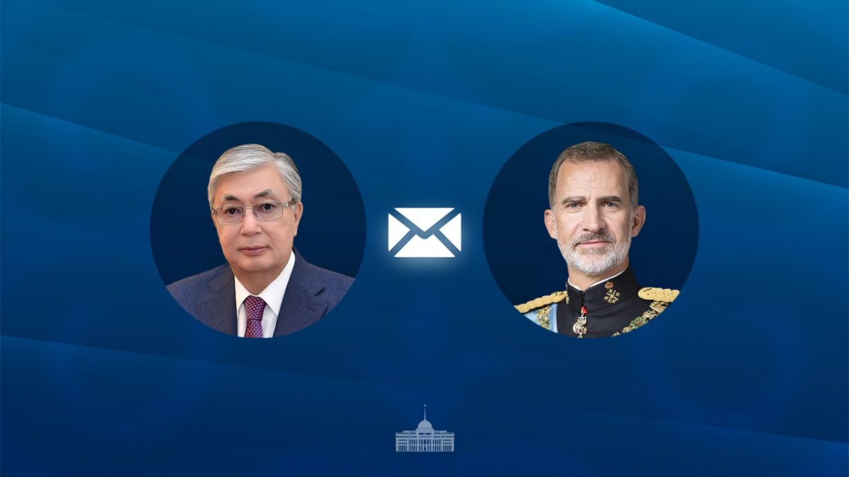 Касым-Жомарт Токаев поздравил Короля Фелипе VI с днем рождения