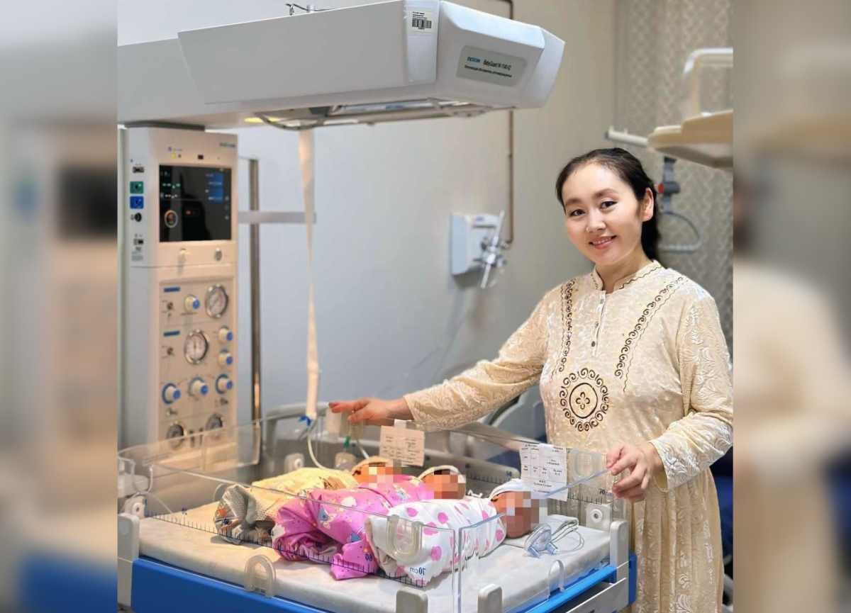 Тройняшки появились на свет в Алматы