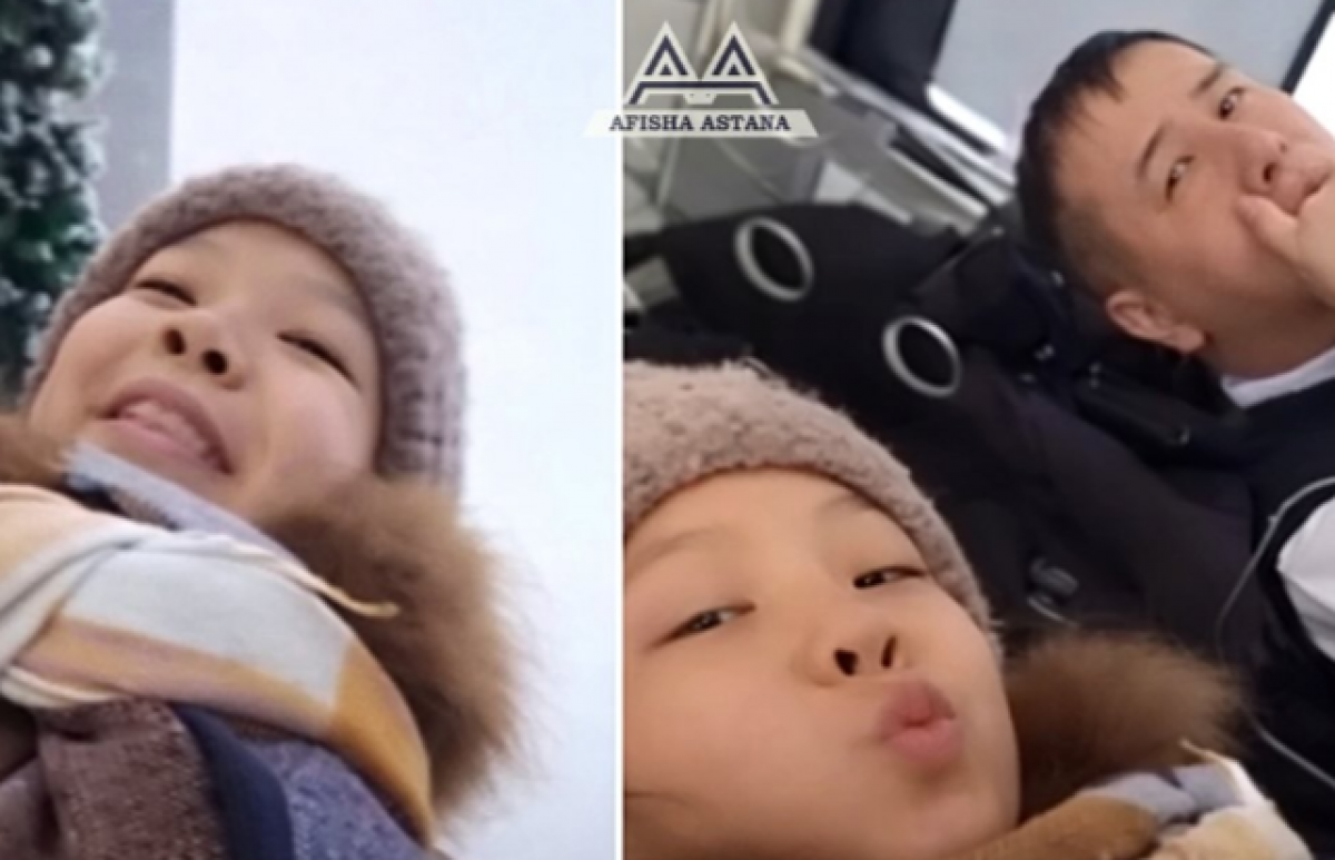 Девочка принесла обед отцу-водителю прямо на маршрут в Астане