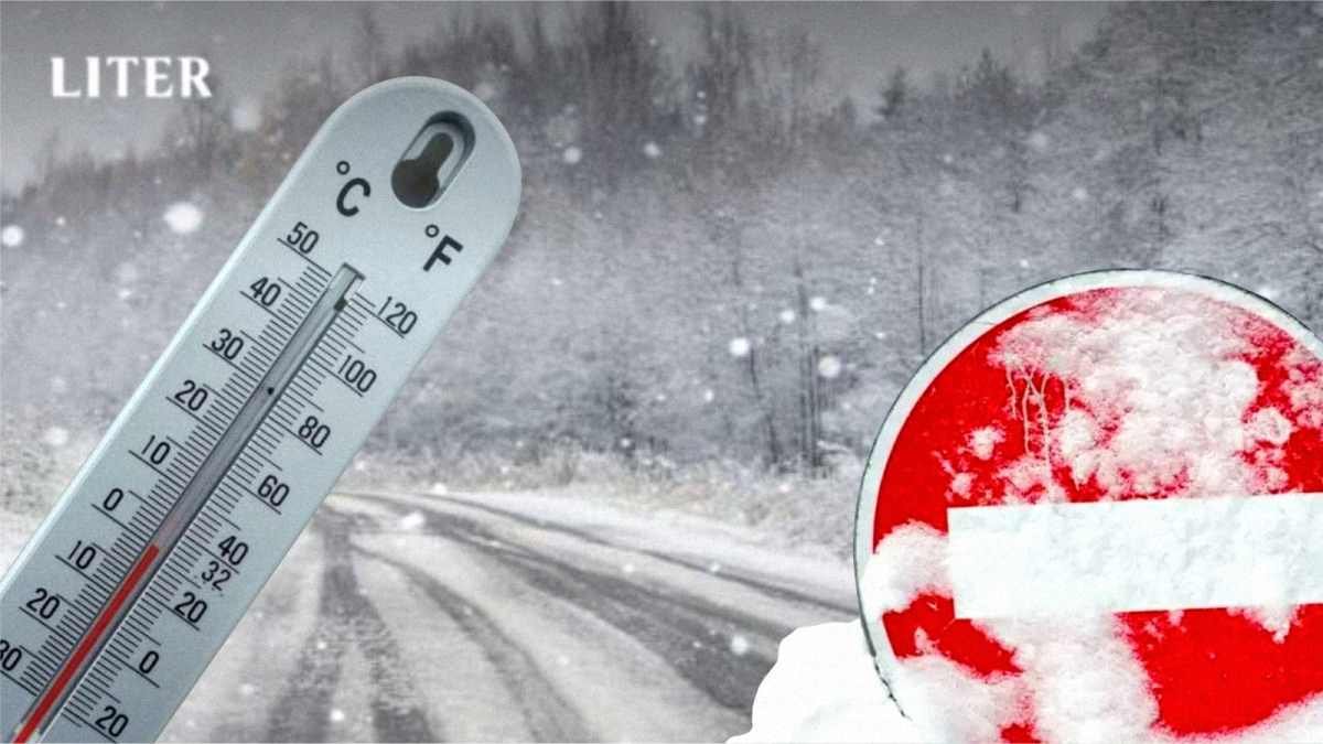 Трассы закрыли из-за непогоды в двух областях Казахстана