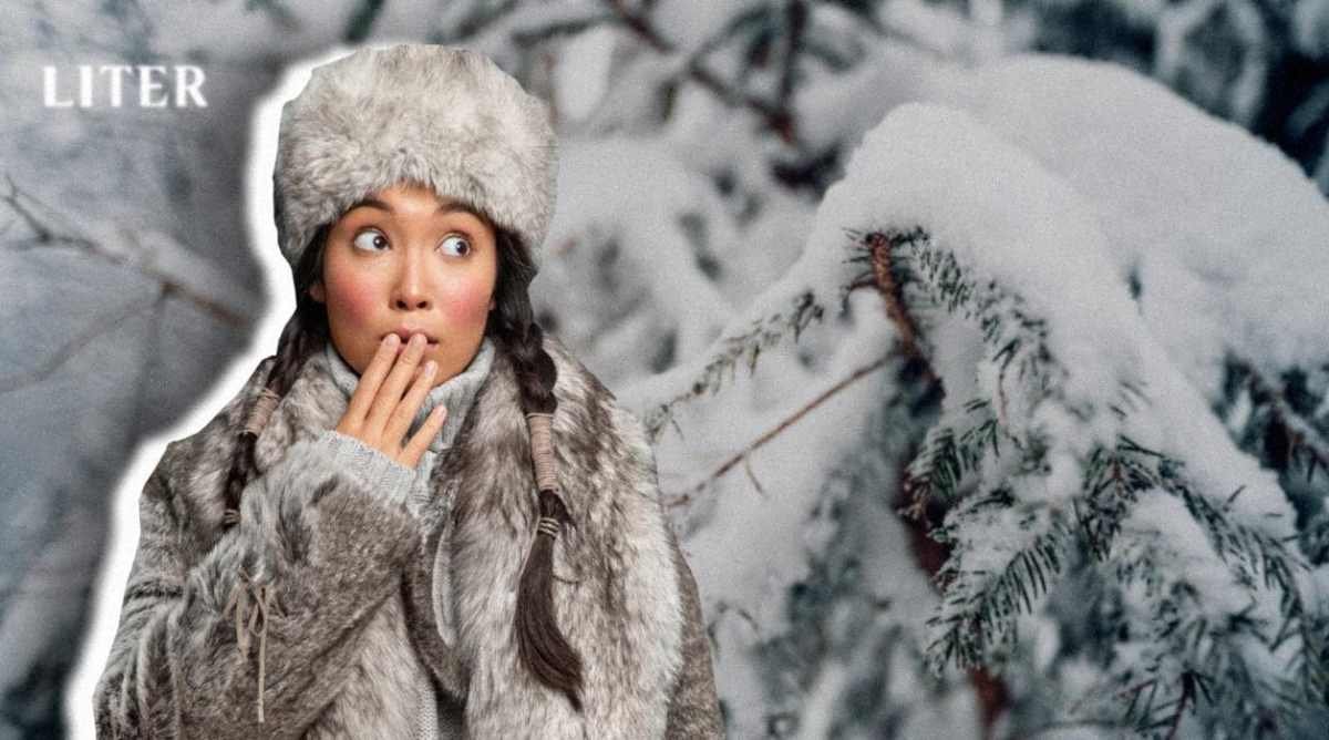 Астану заметет снегом и метелью