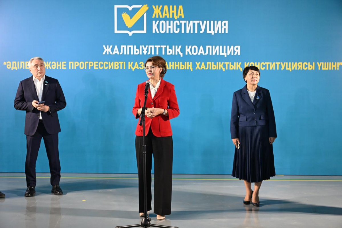 Коалиция провела встречу с трудовым коллективом предприятия в Жетісу