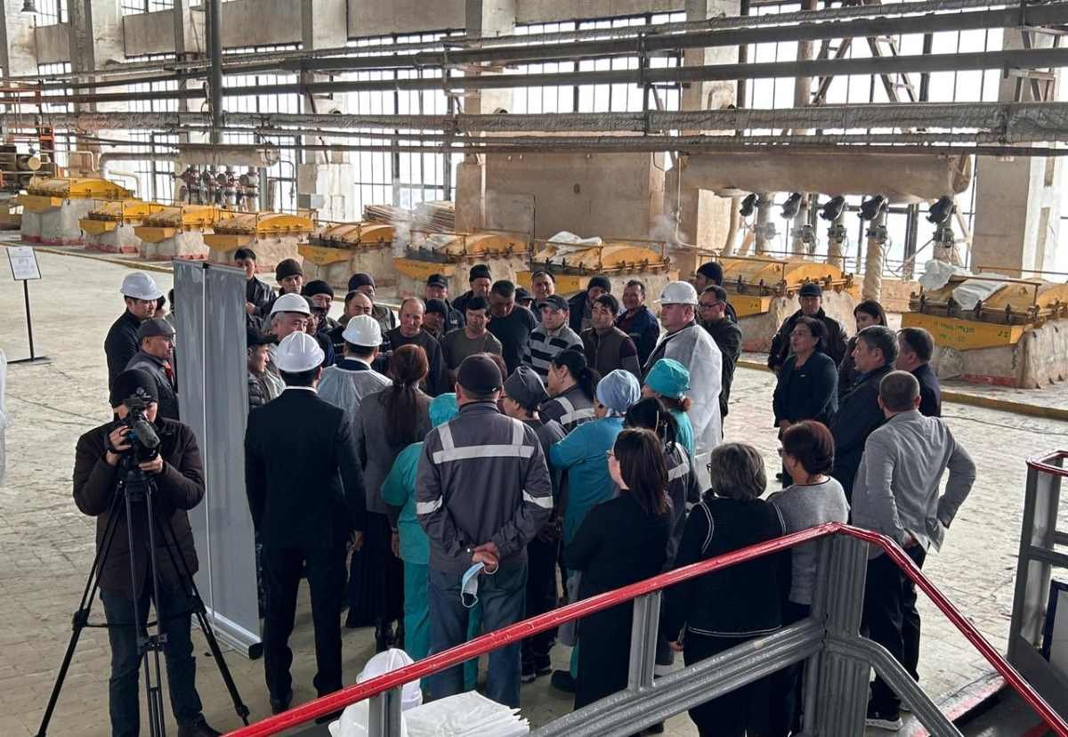 Представителям промышленного сектора в Аксу представили проект новой Конституции