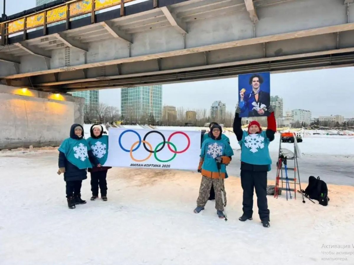 “Снежинка” в поддержку чемпиона