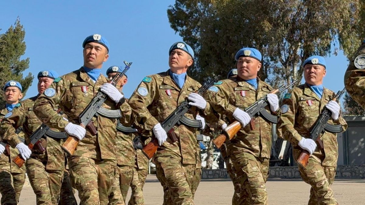 139 казахстанских миротворцев на Голанских высотах получили награды ООН