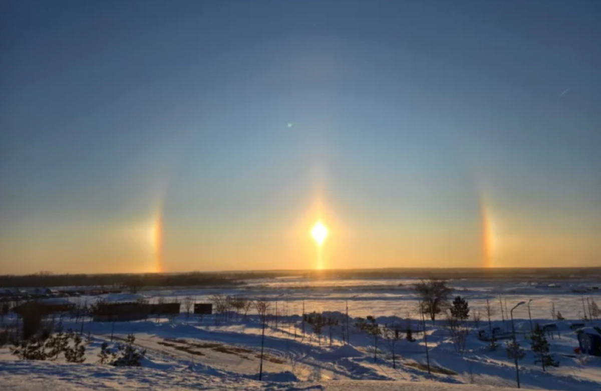 Необычное природное явление заметили жители Костаная