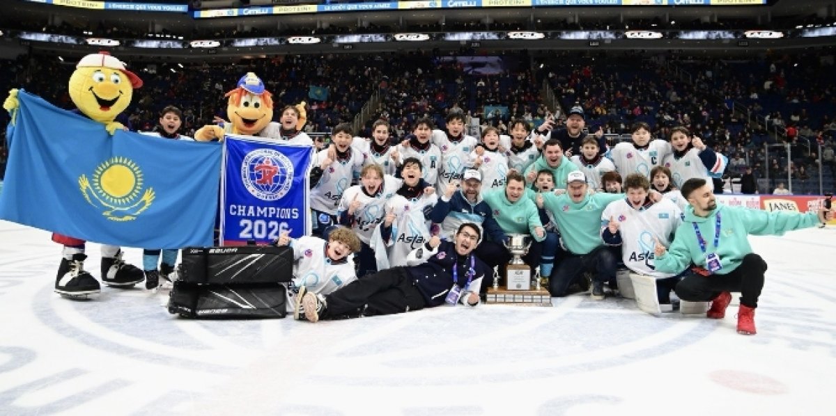 Токаев поздравил детскую хоккейную команду Astana Team с победой на турнире в Канаде