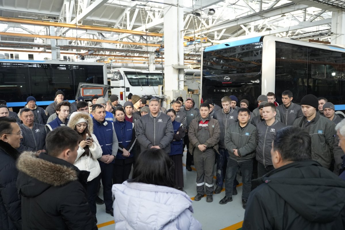 Члены региональной коалиции встретились с коллективом DAEWOO BUS KAZAKHSTAN