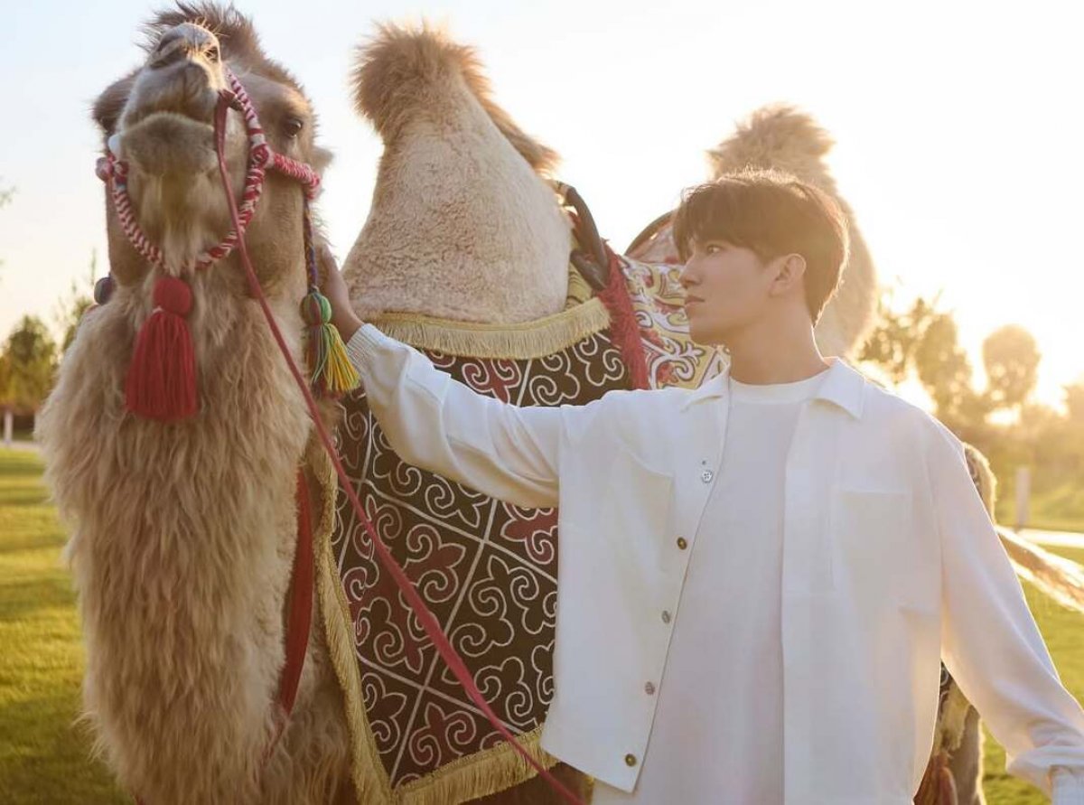 Димаш Кудайберген поделился яркими кадрами из Туркестана