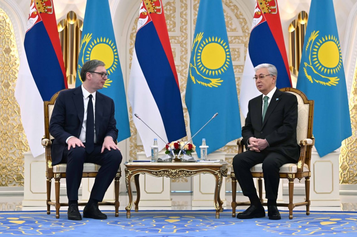 Президенты Казахстана и Сербии провели переговоры в узком составе