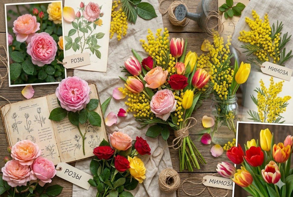 Весна в букете: какие цветы выбирают астанчане к 8 Марта